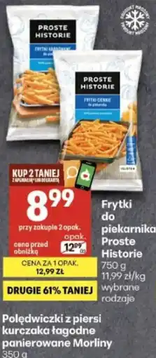 Delikatesy Centrum Frytki do piekarnika Proste Historie oferta