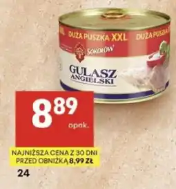 Delikatesy Centrum Gulasz Angielski Sokolow oferta