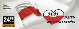 Delikatesy Centrum Flaga narodowa na drzewcu oferta