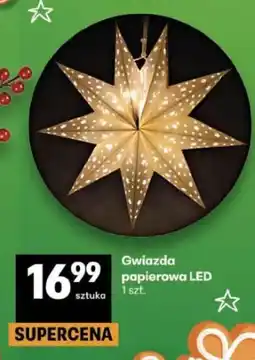 Delikatesy Centrum Gwiazda papierowa LED oferta