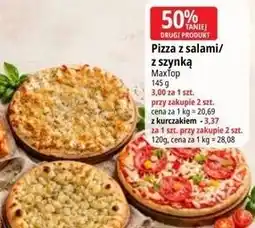 E.Leclerc Pizza z salami/z szynką MaxTop oferta