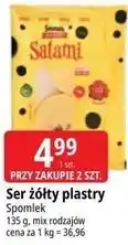 E.Leclerc Ser żółty plastry Salami Spomlek oferta