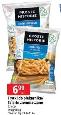E.Leclerc Frytki do piekarnika/Talarki ziemniaczane Proste Historie oferta