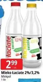 E.Leclerc Mleko Łaciate 2%/3,2% Mlekpol oferta