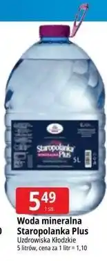 E.Leclerc Woda mineralna Staropolanka Plus Uzdrowiska Kłodzkie oferta