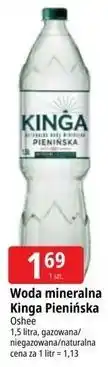 E.Leclerc Woda mineralna Kinga Pienińska Oshee oferta
