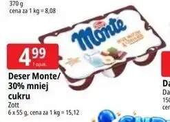 E.Leclerc Deser Monte/30% mniej cukru Zott oferta