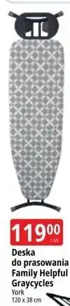 E.Leclerc Deska do prasowania Family Helpful Graycycles York oferta