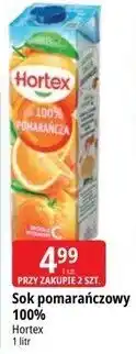 E.Leclerc Sok pomarańczowy 100% Hortex oferta