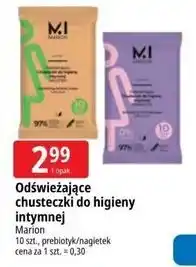 E.Leclerc Odświeżające chusteczki do higieny intymnej Marion oferta