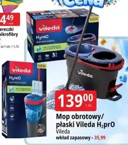 E.Leclerc Mop obrotowy/płaski Vileda H2prO oferta