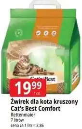 E.Leclerc Żwirek dla kota kruszony Cat's Best Comfort Rettenmaier oferta