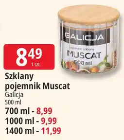 E.Leclerc Szklany pojemnik Muscat Galicja oferta
