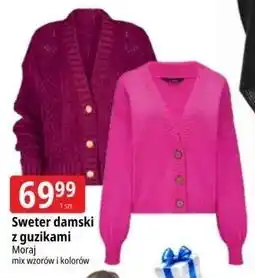 E.Leclerc Sweter damski z guzikami Moraj oferta