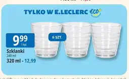 E.Leclerc Komplet szklanek Eco+ oferta