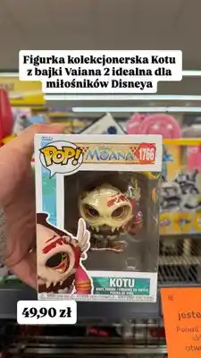 Biedronka Figurka Funko Pop! Disney Moana Kotu oferta