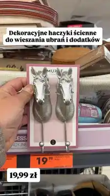 Biedronka Dekoracyjne haczyki ścienne Smukee Home oferta
