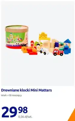 Action Drewniane klocki Mini Matters oferta