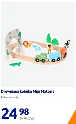 Action Drewniana kolejka Mini Matters oferta