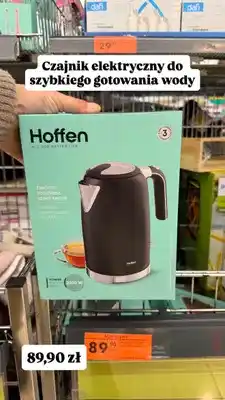 Biedronka Czajnik elektryczny stalowy Hoffen oferta