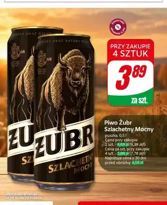 Piwo Żubr Szlachetny Mocny