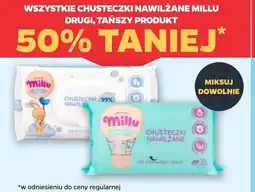 Netto Wszystkie chusteczki nawilżane Millu drugi, tańszy produkt oferta