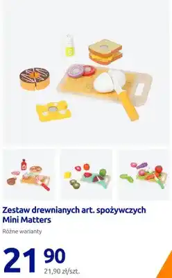 Action Zestaw drewnianych artykułów spożywczych Mini Matters oferta