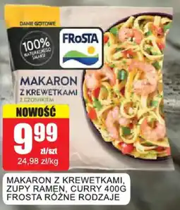 Bingo Makaron z krewetkami, zupy ramen, curry Frosta oferta