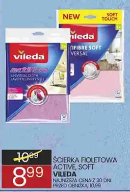 Wafelek Ścierka Fioletowa Active, Soft Vileda oferta