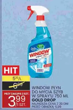 Wafelek Window Płyn do mycia szyb w spray'u Gold Drop oferta