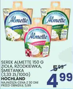 Wafelek Serek Almette z ziołami, śmietanka oferta