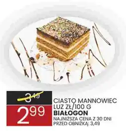 Wafelek Ciasto Mannowiec Białogon oferta