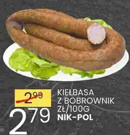 Wafelek Kiełbasa z bobrownik Nik-Pol oferta