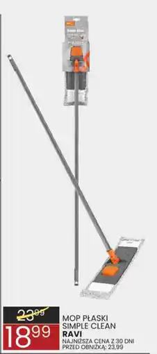 Wafelek Mop Płaski Simple Clean Ravi oferta