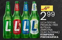 Wafelek LECH 500 ML PREMIUM, FREE BUTELKA ZWROTNA oferta