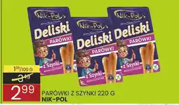 Wafelek Deliski PARÓWKI z Szynki BEZGLUTENOWE oferta