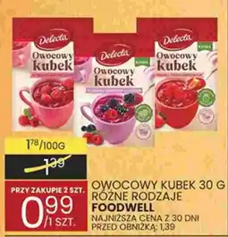 Wafelek Owocowy Kubek Delecta oferta