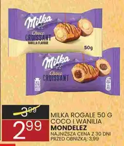 Wafelek Milka Rogale Coco i Wanilia oferta