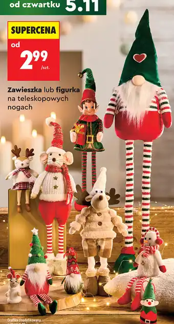 Zawieszka lub figurka na teleskopowych nogach