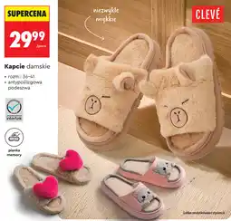 Biedronka Kapcie damskie CLEVÉ oferta