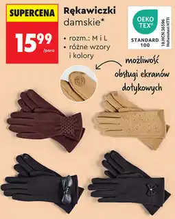 Biedronka Rękawiczki damskie oferta