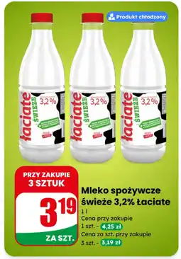 Dino Mleko spożywcze świeże 3,2% Łaciate oferta