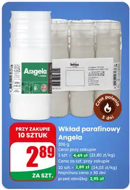 Dino Wkład parafinowy Angela by bolsius oferta