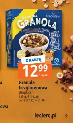 E.Leclerc Granola Bezgluten oferta