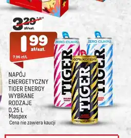 Społem Napój Tiger oferta