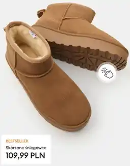 Sinsay Skórzane śniegowce Sinsay oferta