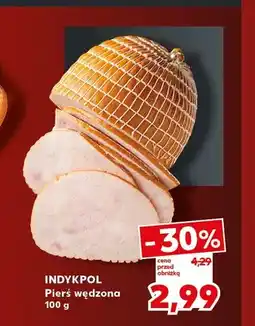 Kaufland Pierś wędzona Indykpol oferta