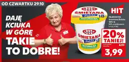 Kaufland Śmietana Polska Mlekovita 18% oferta