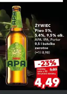 Kaufland Piwo Żywiec APA oferta