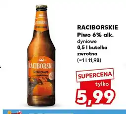 Kaufland Piwo dyniowe Raciborskie oferta